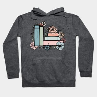 Books and Flowers Hoodie